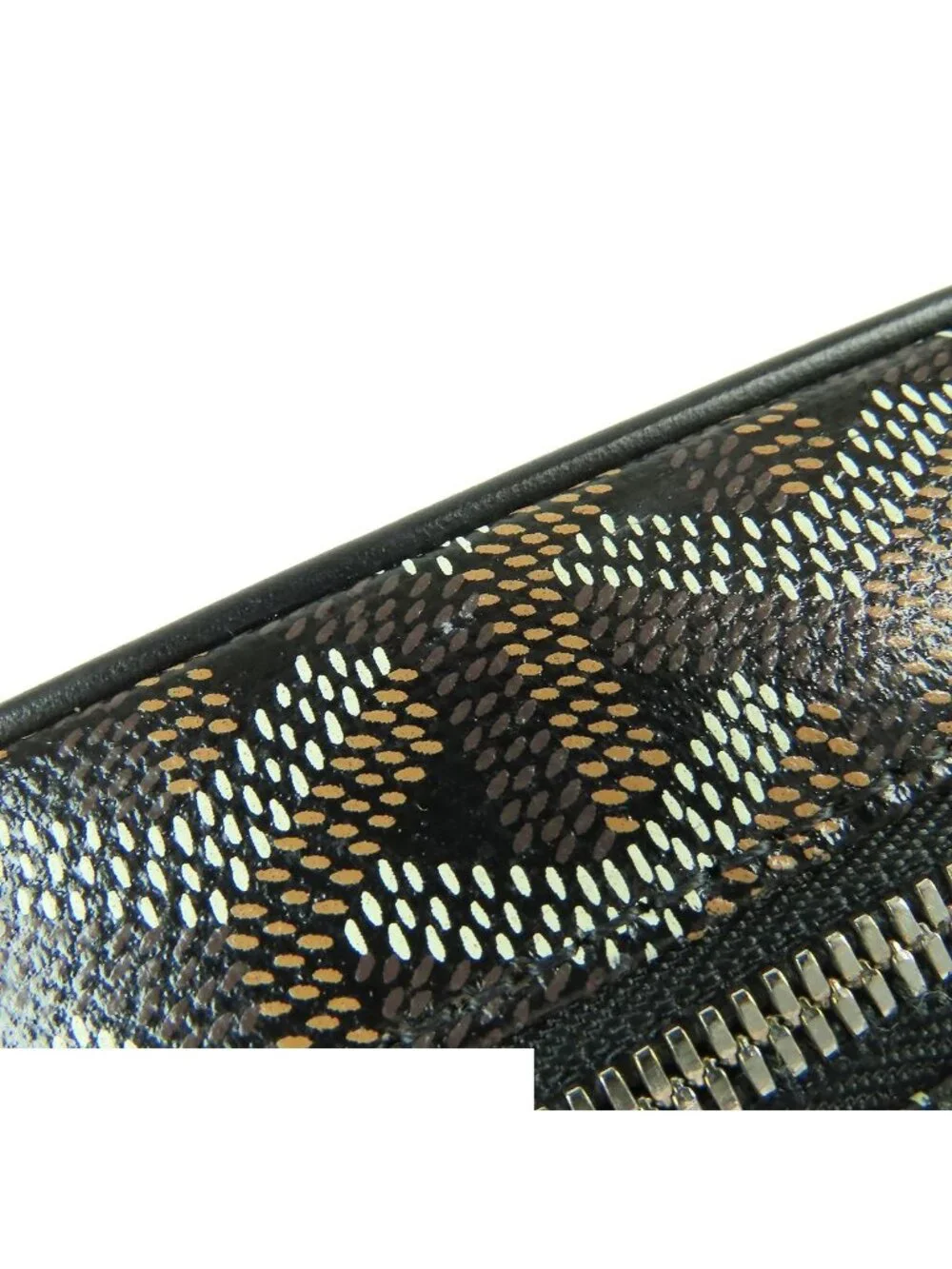 Goyard Souple Muse PM Noir Black Leather Vanity Bag Handbag